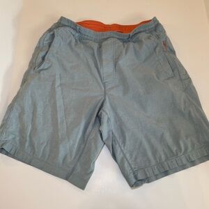 Birddogs Men's Blue Shorts with Orange Accents and liner. Men’s M